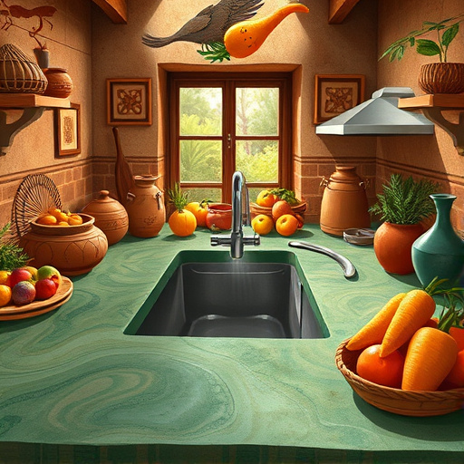 Stylish Countertops for Pool House Kitchenette Ideas