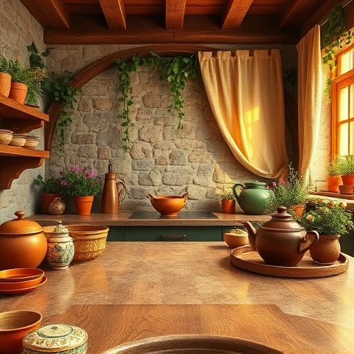 Gothic-style cover image illustrating the theme of finding countertop fabricators in Cooke, Texas. The centerpiece is a weathered stone workshop with ornate carvings depicting granite, quartz, and marble textures, showcasing the craftsmanship of countertop fabrication. Shadows play over a rustic wooden door, while dimly lit windows reveal hints of tools and stone slabs, invoking curiosity without human figures. Whimsical gargoyles on the roof hold miniature countertop representations, adding a playful element. A swirling mist shape resembles a wizard holding stone, suggesting mastery in design. The background features rolling hills, twisted trees, and an ethereal moon casting silvery light. A cobblestone path with flickering lanterns leads to the workshop entrance, enhancing the sense of discovery. The color palette includes deep blacks, rich purples, muted greens with silver accents, creating a moody yet inviting atmosphere reflecting the pursuit of countertop artisanship in Cooke, Texas.