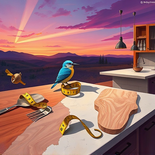 Countertops Warm Brown Granite for Rustic Charm Design Ideas