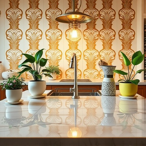 Stylish Countertops in Vacation Home Bathroom Ideas