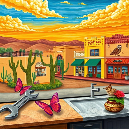 A vibrant blog cover image focused on "countertop edges" featuring a sleek, modern kitchen. The scene highlights various countertop styles with unique edge profiles, including soft, rounded curves and sharp, geometric angles. Colorful materials like emerald green quartz, rich mahogany wood, and crisp white marble emphasize diverse textures and finishes. The professional yet inviting mood radiates warmth and creativity. Quirky details include a whimsical backsplash adorned with abstract shapes mirroring the countertop edges and small, stylized fruits and vegetables positioned artfully along the countertop, symbolizing culinary creativity. Subtle futuristic elements, like hovering holographic recipe cards above an island, blend functionality with innovation. The bright, airy kitchen is filled with natural light from large panoramic windows showcasing a lush garden view, highlighting the connection between indoor and outdoor spaces. The composition incorporates a Futurism art style with dynamic lines that create movement, using a color palette of bright whites, deep greens, earthy browns, and metallic accents for a modern touch that feels both fresh and timeless.