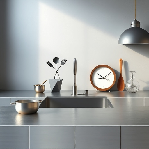 A beautifully crafted kitchen scene featuring a dark wood kitchen island with a polished marble countertop, illuminated by natural light from a large window. Tools for countertop installation, including a wooden hammer, coiled measuring tape, and level, are placed around the island. A playful cat curiously observes the tools, adding warmth to the composition. The color palette includes warm earth tones, deep greens, and soft creams, creating a calm and inviting atmosphere. Lush potted herbs, such as basil and rosemary, and an open vintage cookbook on the counter enhance the scene's vibrancy. Rustic cream-painted cabinets and artisanal ceramic pots in the background contribute to a nostalgic feel. The image incorporates a subtle play of light and shadow reminiscent of High Renaissance art, showcasing the textures of the countertop and brick backsplash. This artistic portrayal embodies the spirit of home improvement and DIY creativity, perfect for a blog cover on kitchen countertop installation.