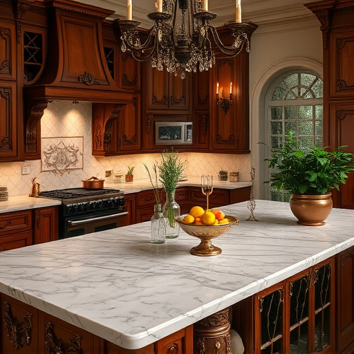 What Countertops Design Complements Wooden Cabinets?