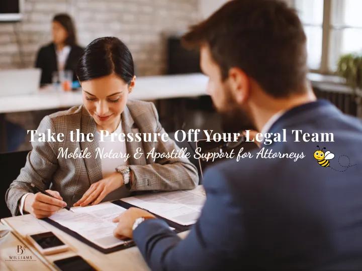 Attorney Support – Notary & Apostille Services for Law Firms