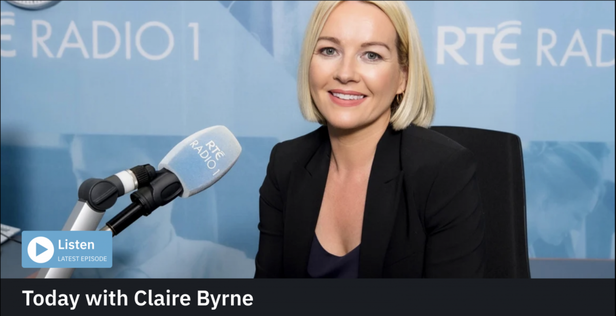 Mary’s Talk With Claire Byrne in RTE Studio About Footcare for Active Feet