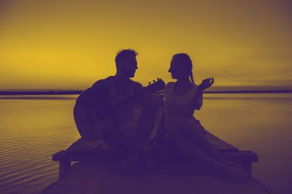 couple relaxed
