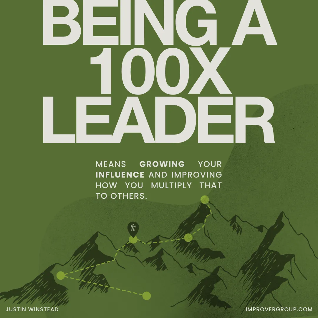 Being a 100X Leader: Growing Your Influence and Multiplying It to Others