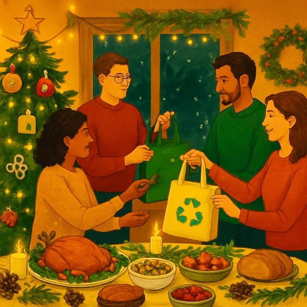 Practicas sostenibles en Navidad