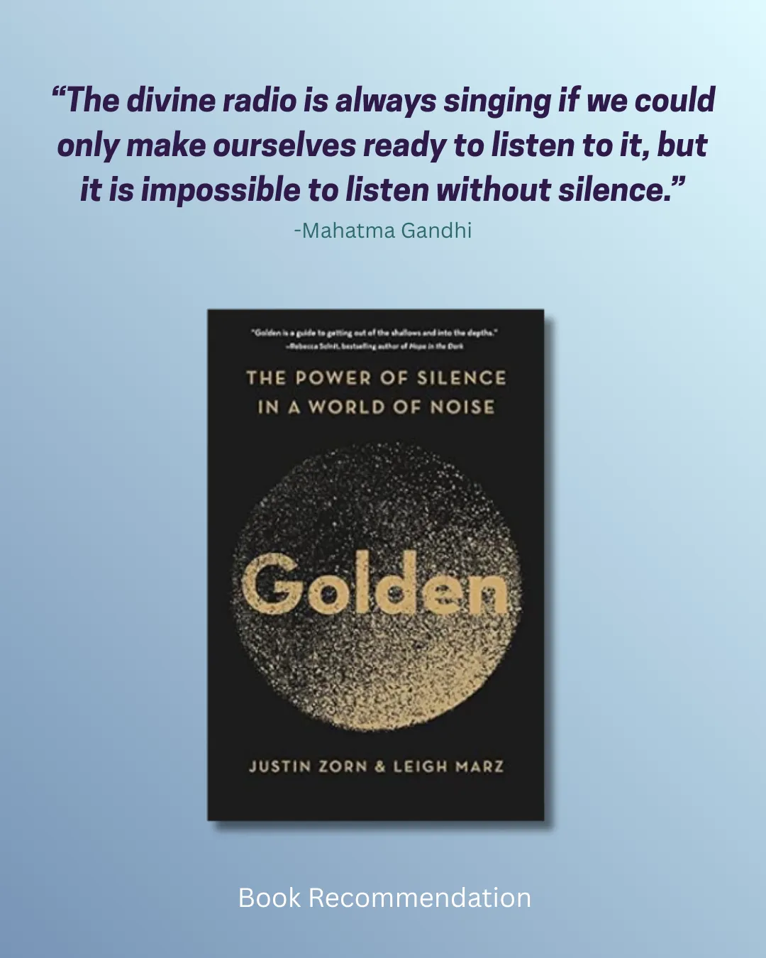 Golden: The Power of Silence in a World of Noise