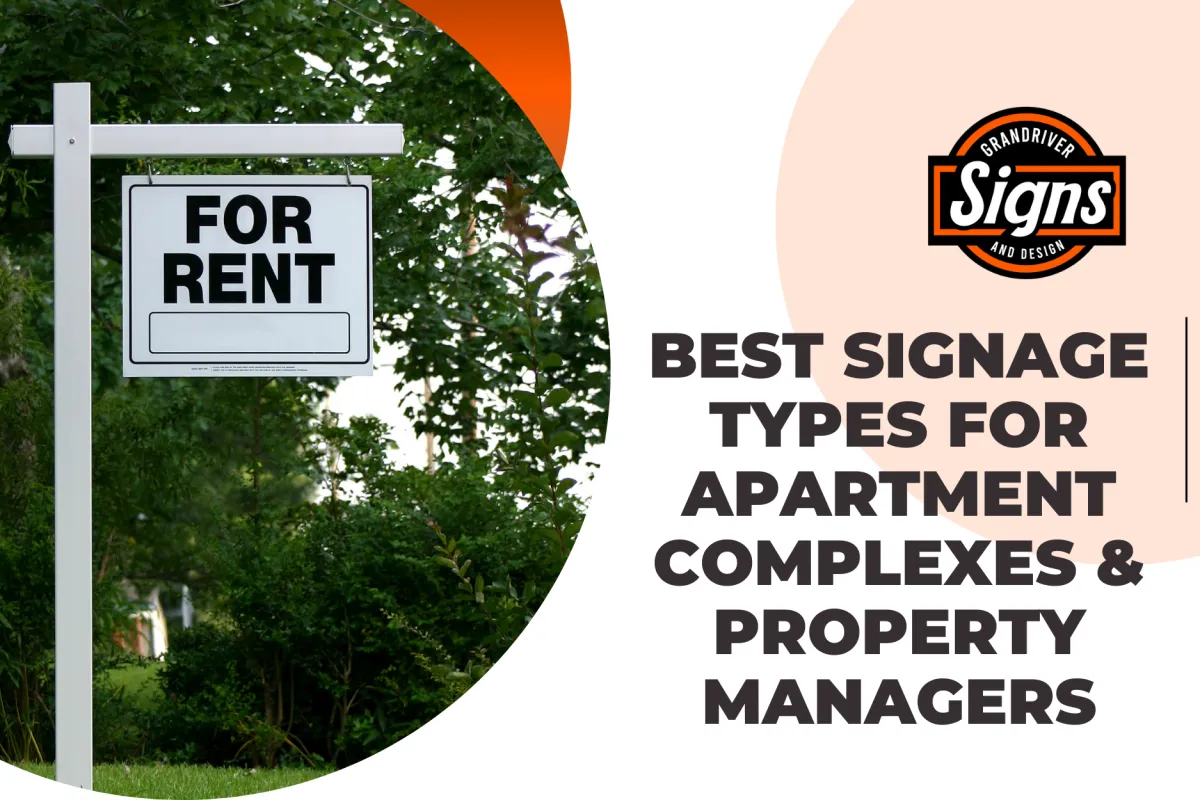 Best Signage Types for Apartment Complexes & Property Managers