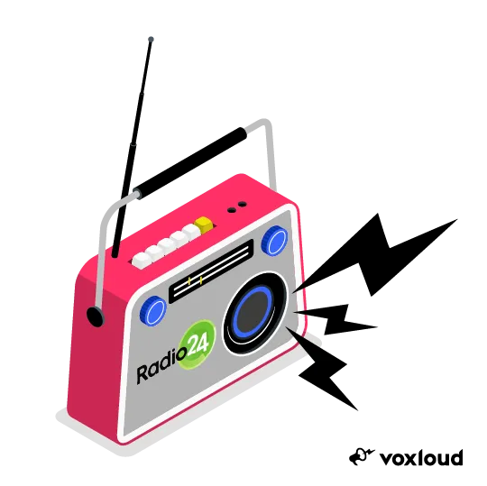 Voxloud è in onda su Radio24!