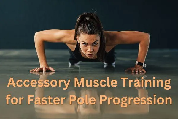 A woman doing a push up