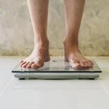 feet on scale weight
