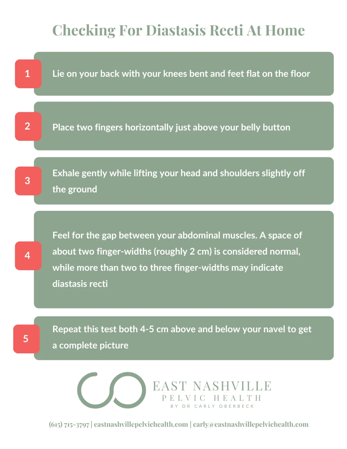 Diastasis Recti Exercises