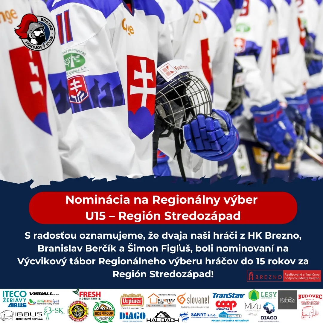📢 Nominácia na Regionálny výber U15 – Región Stredozápad