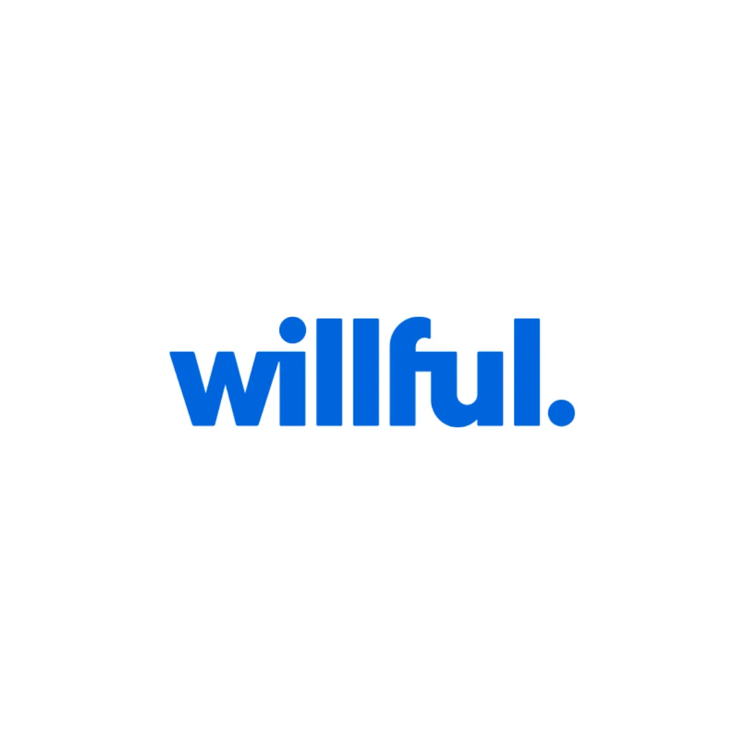 Logo of Willful. 