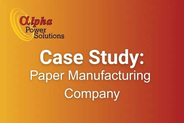 Paper Manufacturing Company Case Study