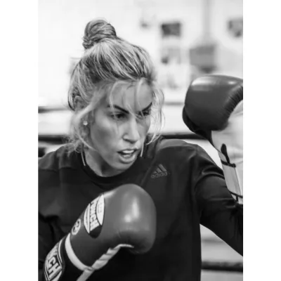 woman boxing