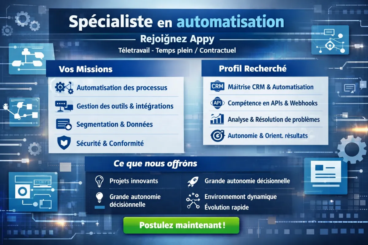 Spécialiste en automatisation