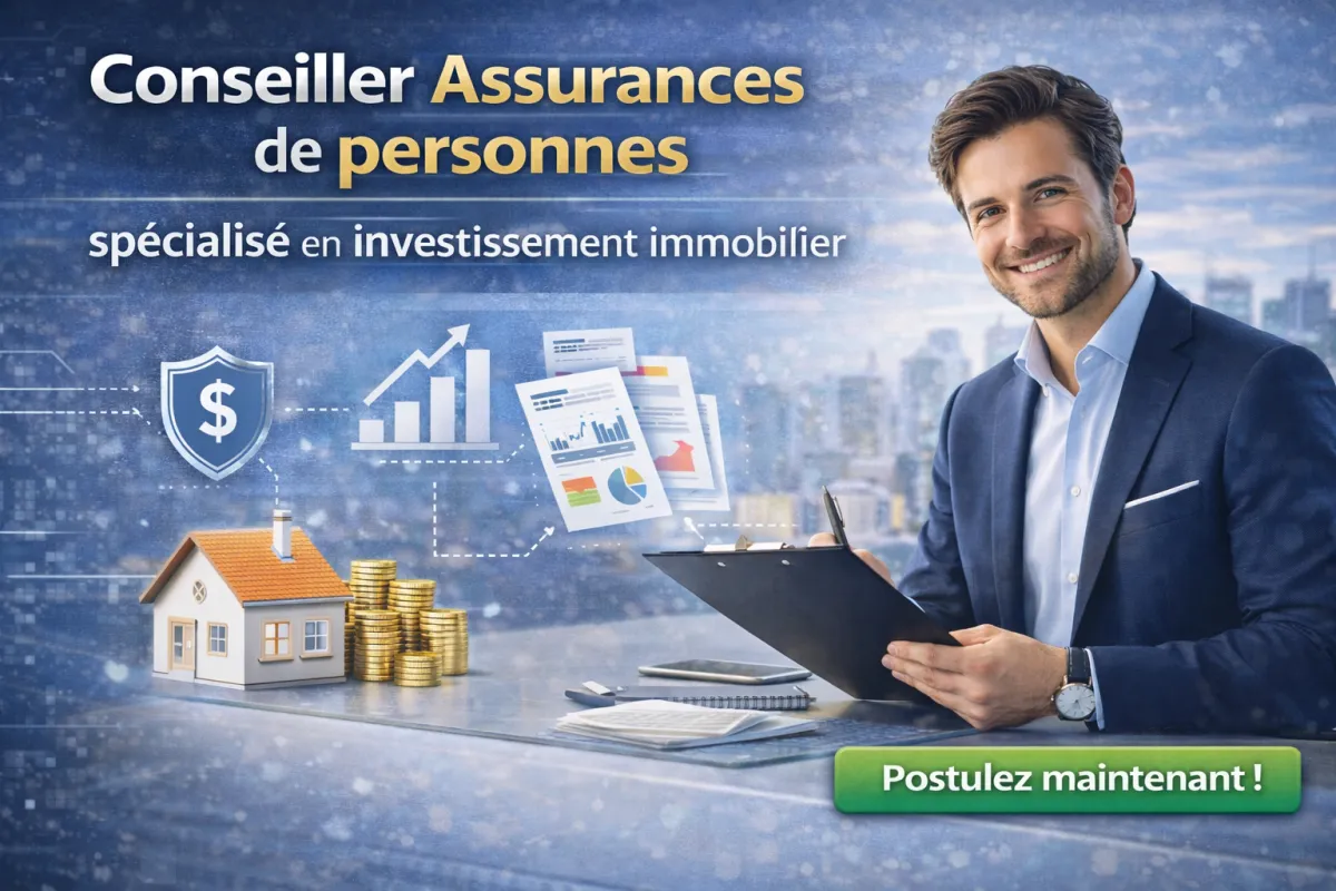 Conseiller Assurances de personnes spécialisé en investissement immobilier