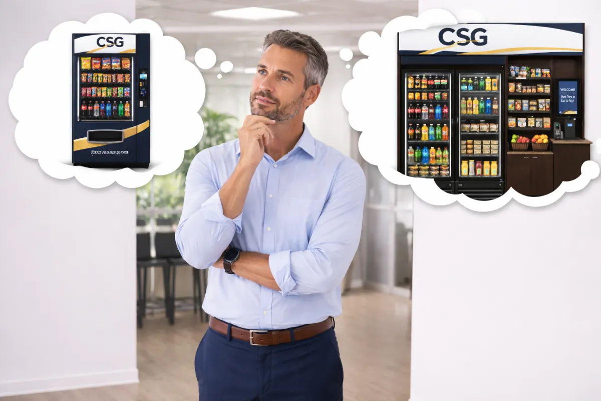 Vending vs. Micro-Markets: Choosing What Fits Your Workplace