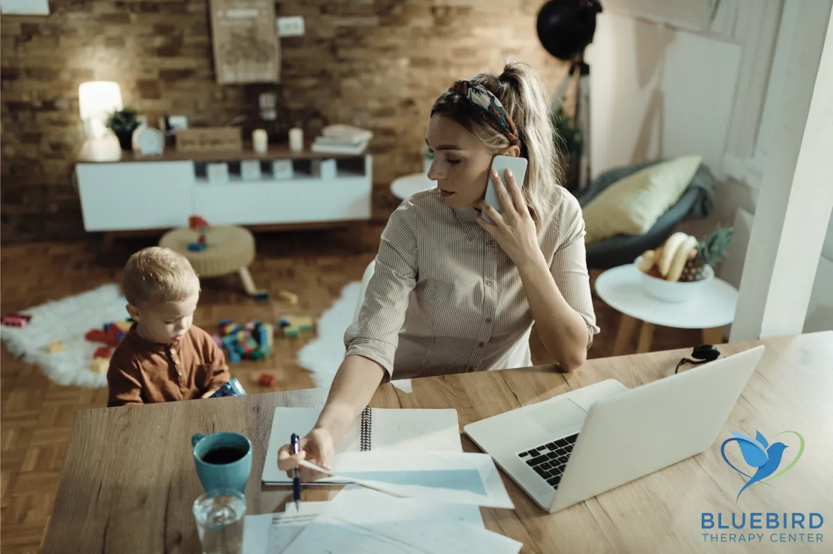 Stress Relief for Busy Moms | Bluebird Therapy Center NJ