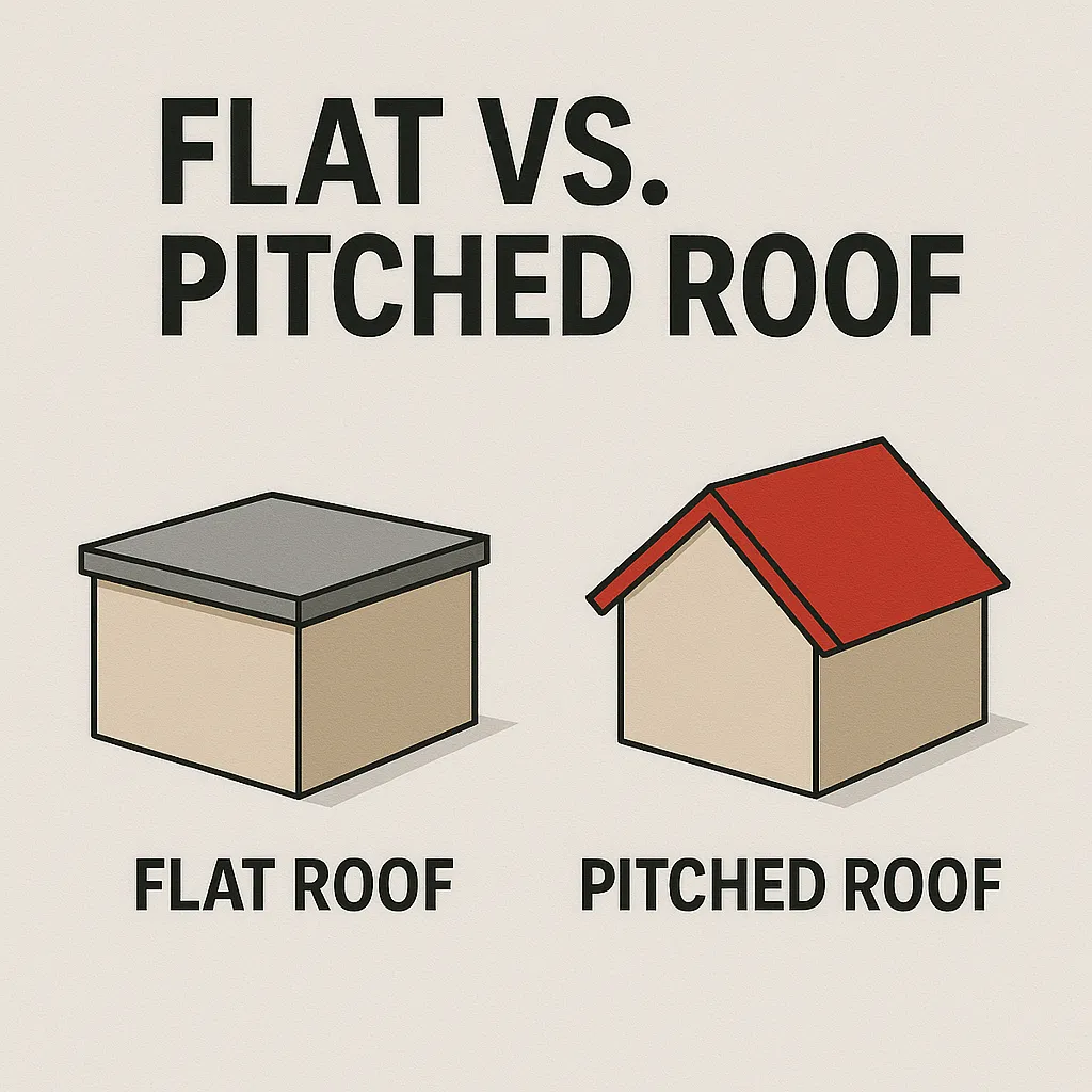 flat vs pitched