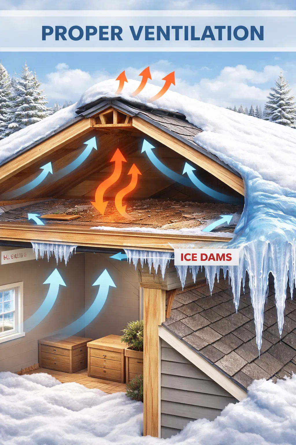 How to Tell If Your Roof Ventilation Is Causing Ice Dams