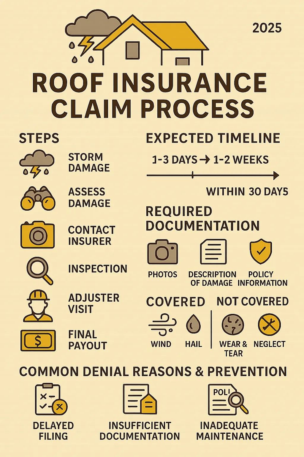 Why the Timing of Your Roof Inspection Can Affect an Insurance Claim