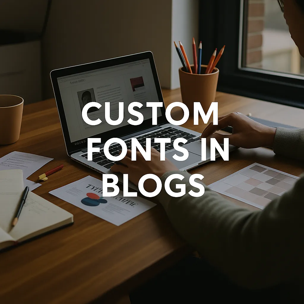 Custom Fonts in Blogs