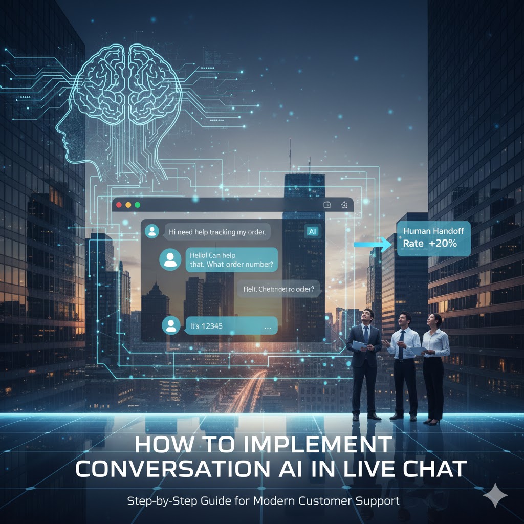 How to Implement Conversation AI in Live Chat
