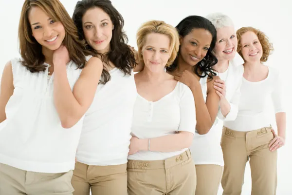 group of happy women