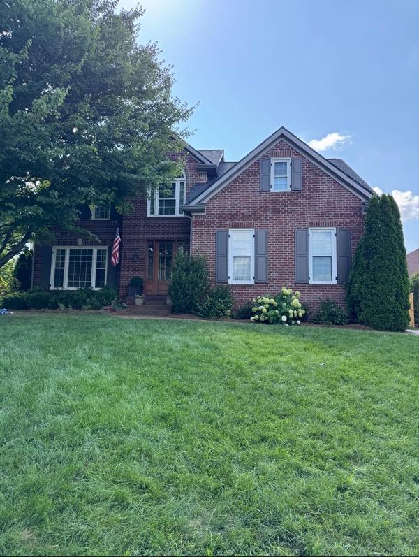 Brick house with new windows in Franklin, TN