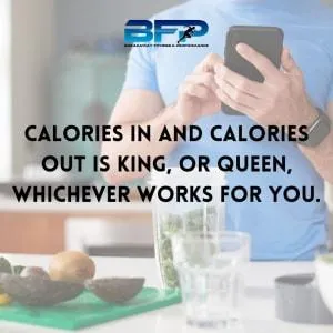 Calories in and Calories out is king, or queen, whichever works for you.