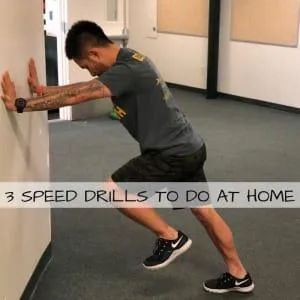 3 Speed Drills To Do At Home