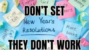 New Year's Resolutions and Parkinson's Law