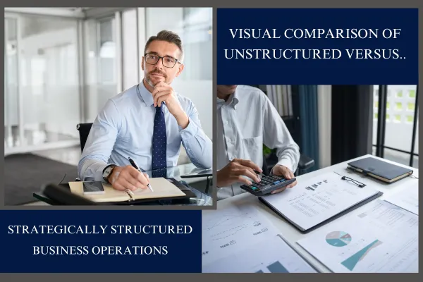 Visual comparison of unstructured