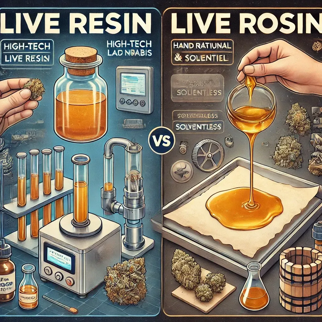 Live Resin vs Live Rosin