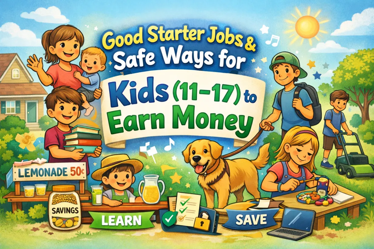 Good Starter Jobs for Kids to Earn Money