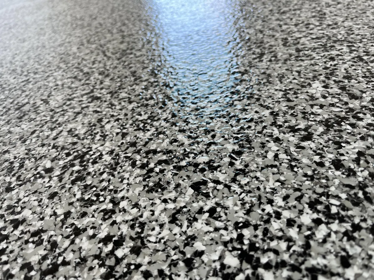Flake Epoxy Garage Flooring
