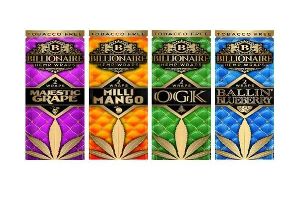 Billionaire Hemp Wraps Flavors That Keep Smokers Coming Back