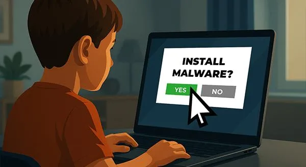 Kids Click “Yes” To Make Pop-ups Go Away, And That’s How Malware Gets In