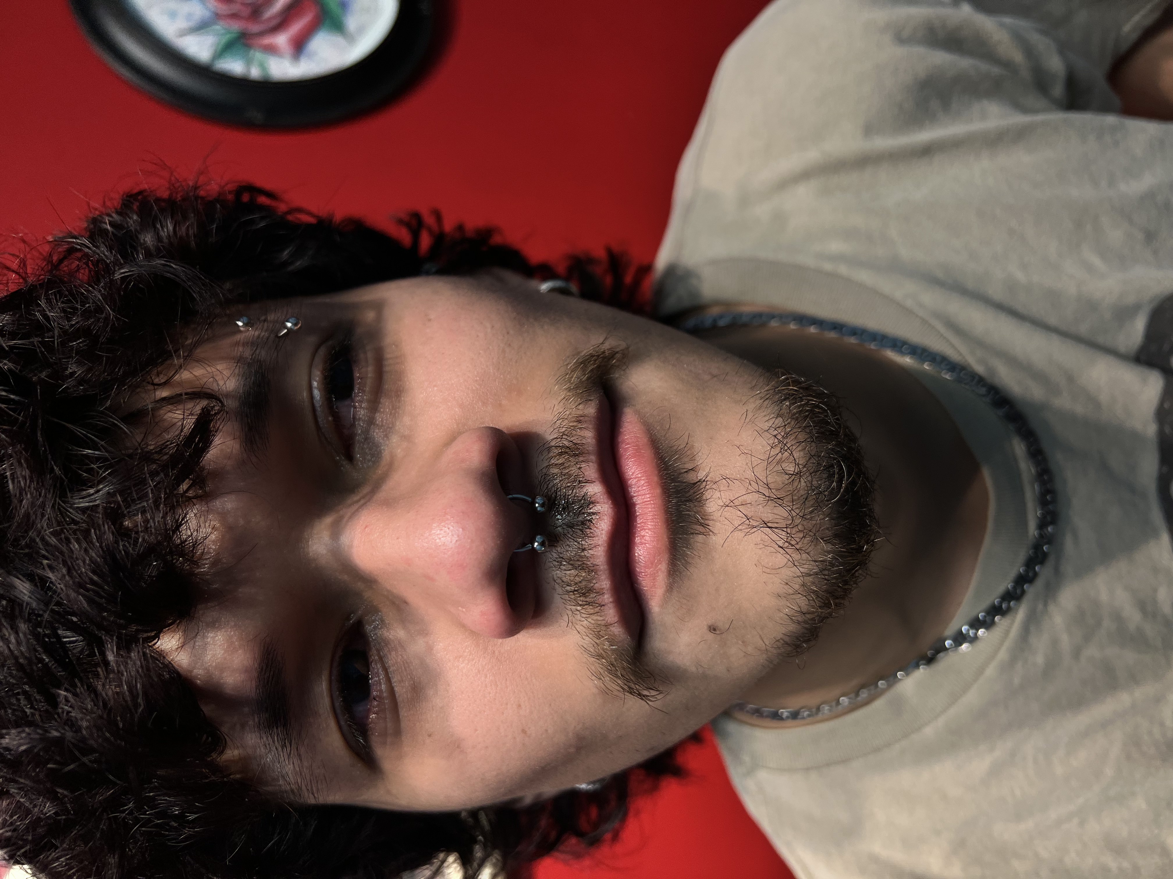 Nose piercing by Bianca at Rose & Dagger Tattoo