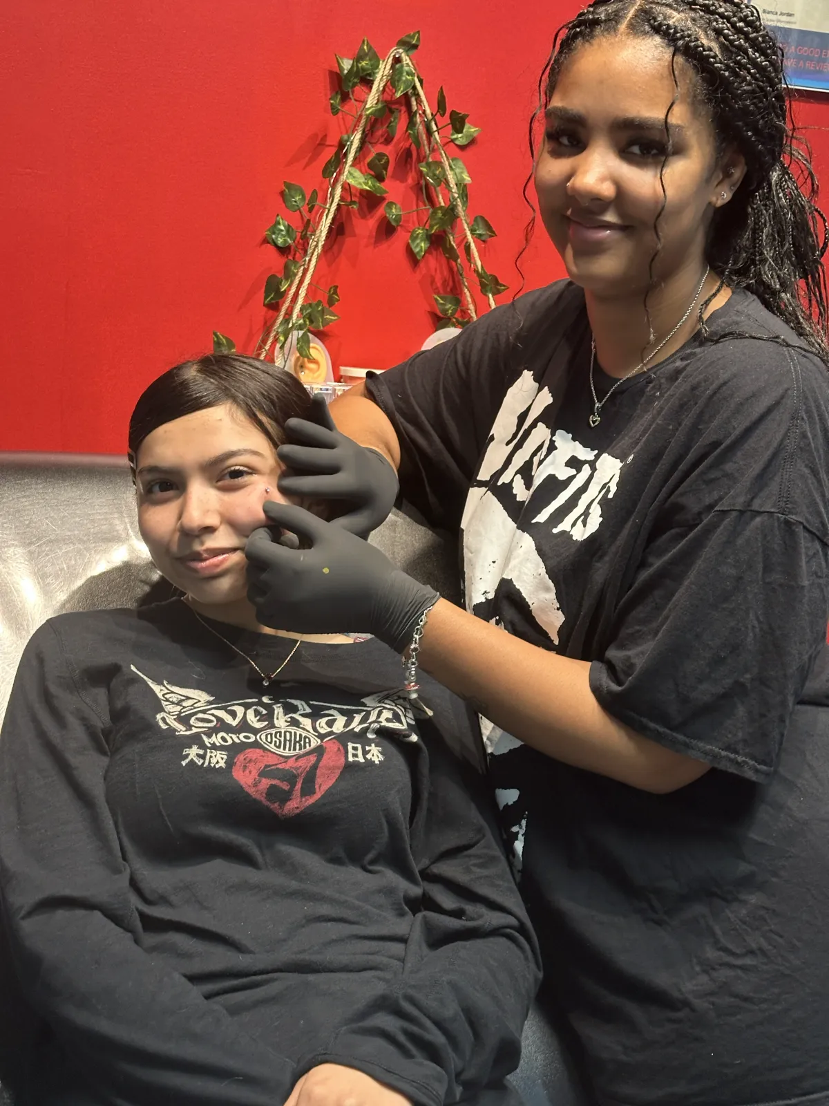 Professional piercing by Bianca at Rose & Dagger Tattoo