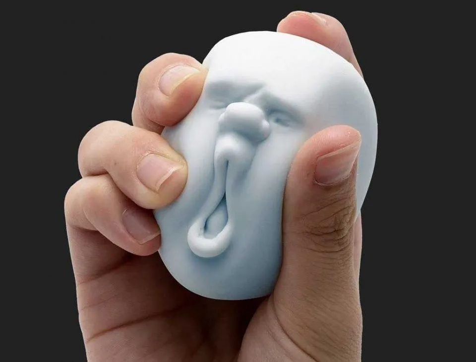 Face stress ball