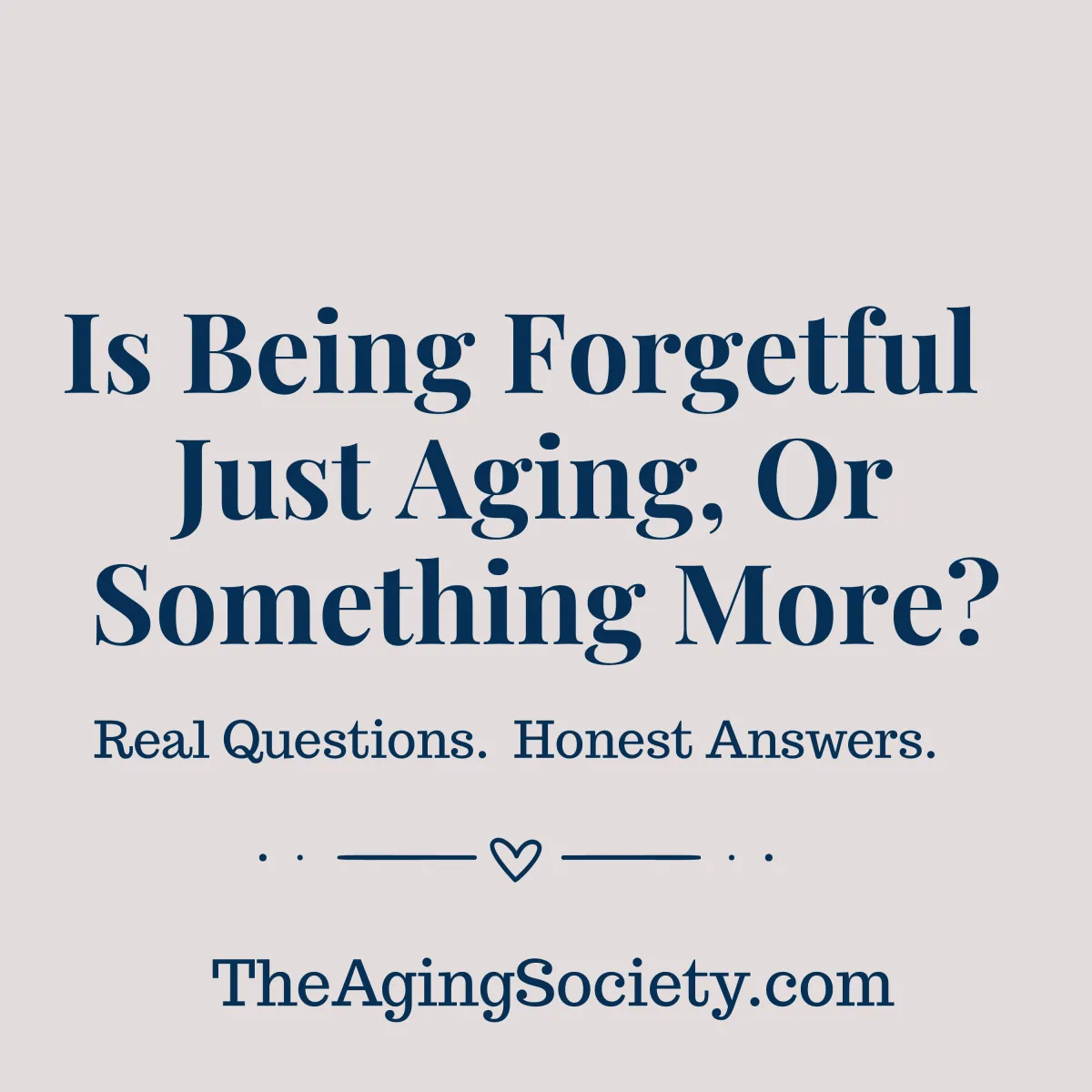 When Forgetfulness Isn’t Just “Getting Older”