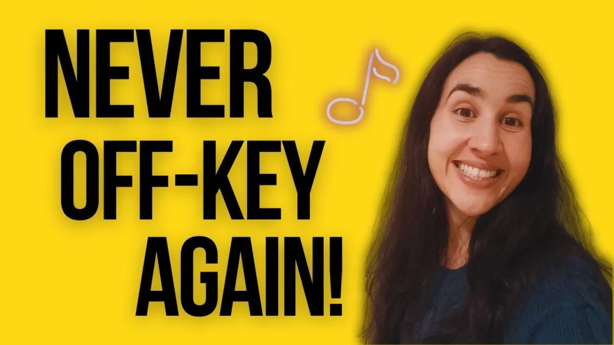 sing in tune, never sing off pitch again, sing on pitch