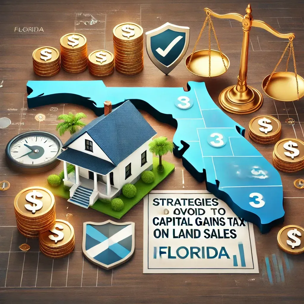 Strategies to minimize capital gains tax on Florida land sales for profitable transactions