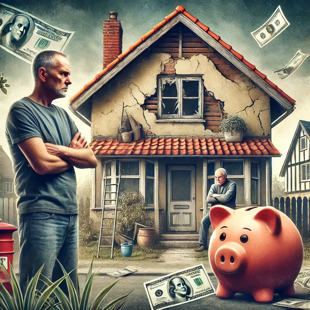 Home repair tips for budget-friendly solutions when your house is falling apart and funds are low