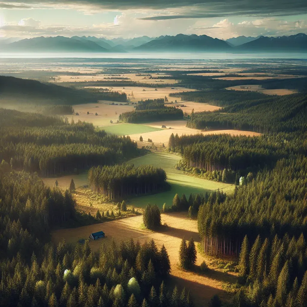 An infographic on current land values per acre in Washington State, highlighting market trends